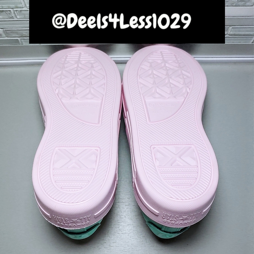 Converse Chuck Taylor All Star Cruise Low Womens Size 7.5 Aqua Summit Pink - Picture 6 of 6